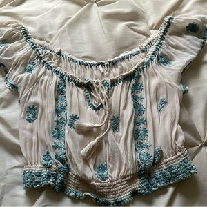 Free People embroidered camisole